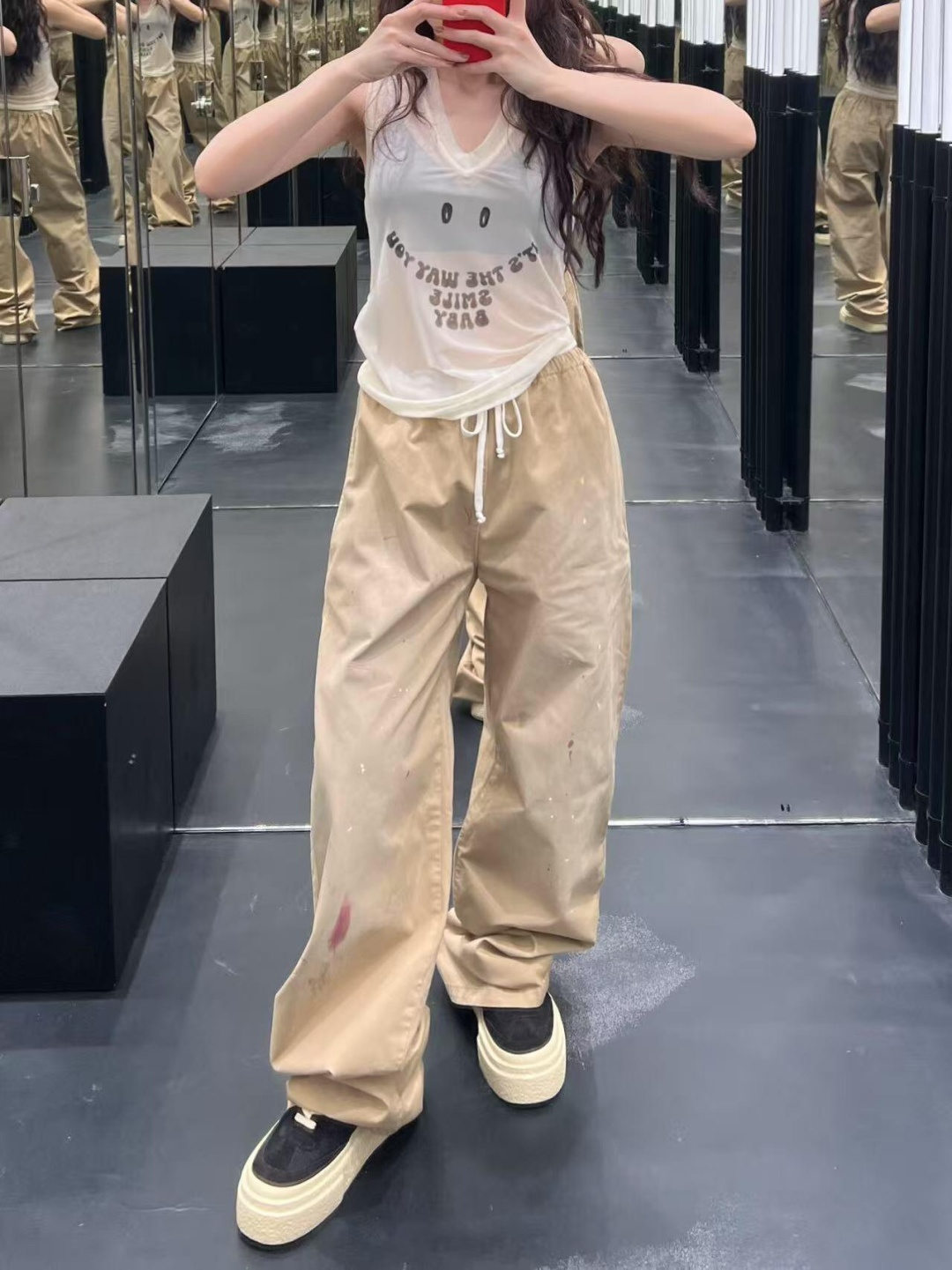 MAISON MARGIELA马吉拉MM6 泼墨休闲长裤缩略图