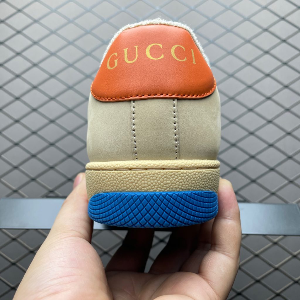 Gucci Screener GG珐琅复古老爹板鞋的限量配色如何辨别真伪？插图1