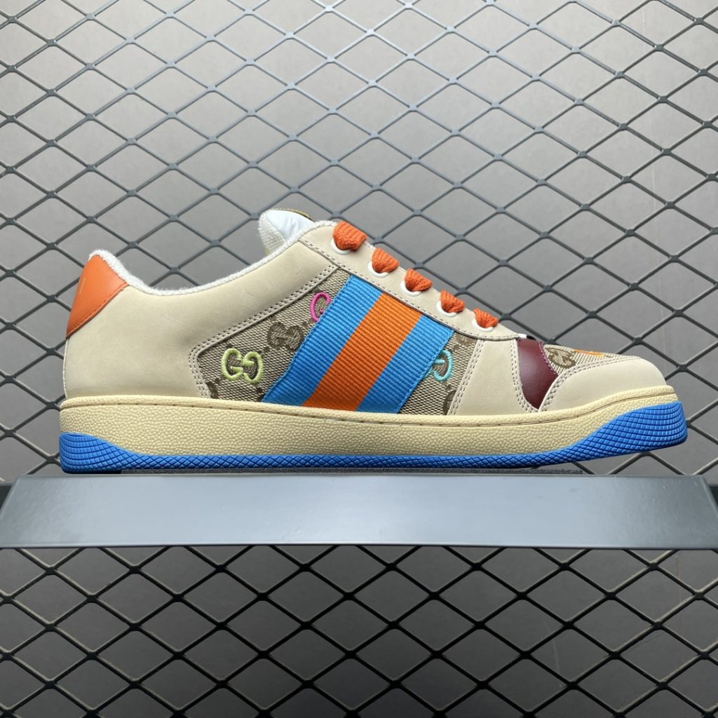 如何将Gucci Screener GG珐琅复古老爹板鞋穿搭出街头风格？插图2