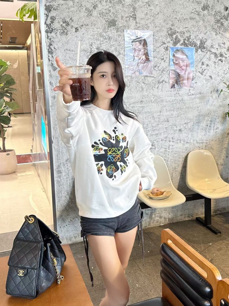 🔝Loewe 罗意威 25FW 彩色印花圆领卫衣插图