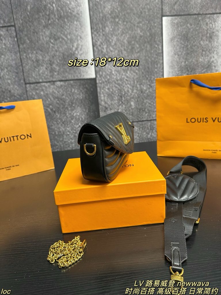 顶级纯原复刻LV黑金NEW WAVA3合1包包插图 顶级纯原复刻LV黑金NEW WAVA3合1包包插图
