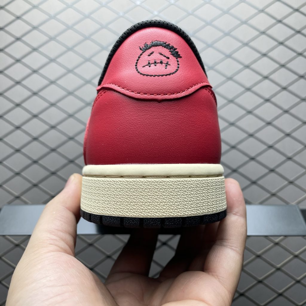 Travis Scott x Air Jordan 1 AJ1乔1低帮倒钩 DZ4137-700插图1