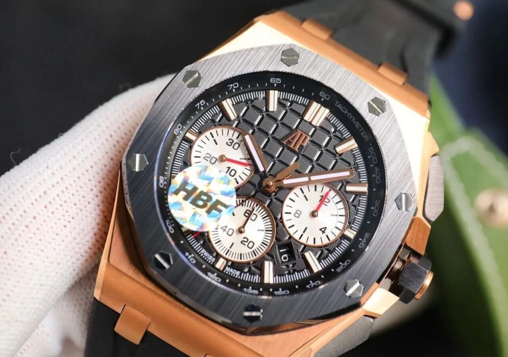 爱彼陶瓷圈口版AP爱彼Audemars Piguet 皇家橡树离岸型限量多功能计时机械腕表插图 爱彼陶瓷圈口版AP爱彼Audemars Piguet 皇家橡树离岸型限量多功能计时机械腕表插图