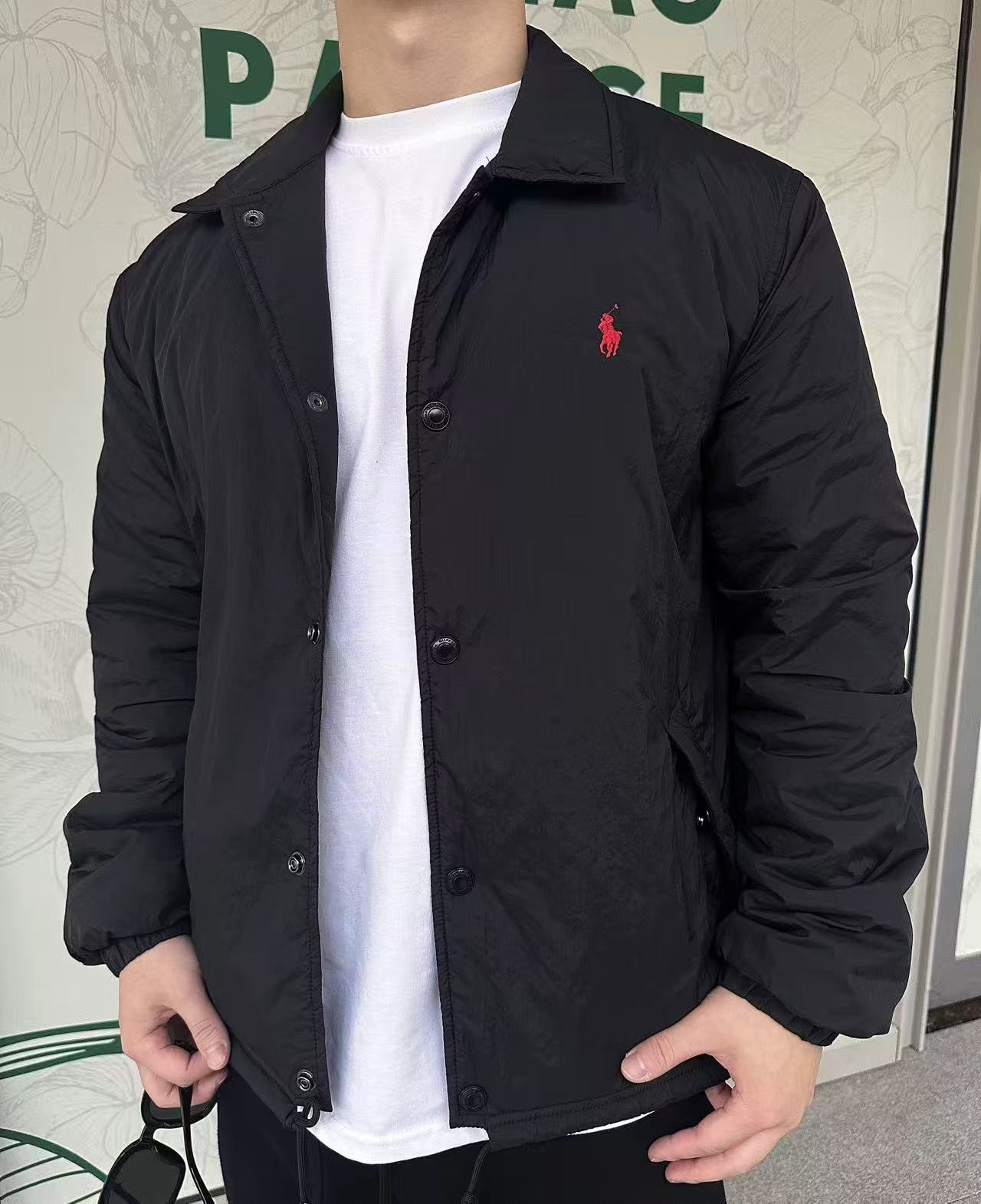 RALPH LAUREN拉夫劳伦RL 红标翻领轻薄棉服外套缩略图