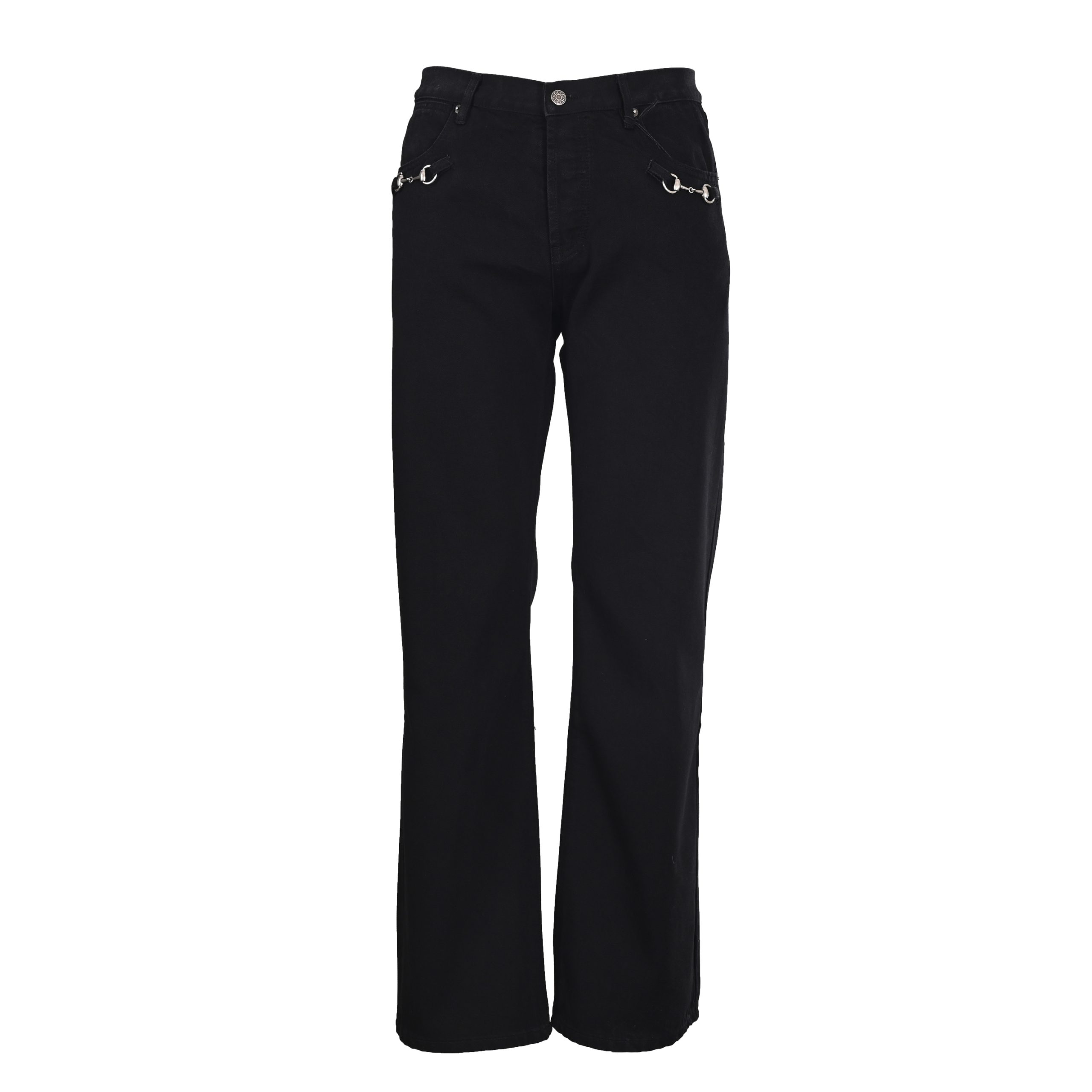 GUCCI古驰GUC 锁扣牛仔长裤缩略图