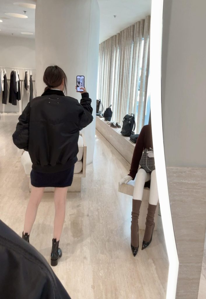 MAISON MARGIELA马吉拉MM6 四角缝线棉服夹克外套插图