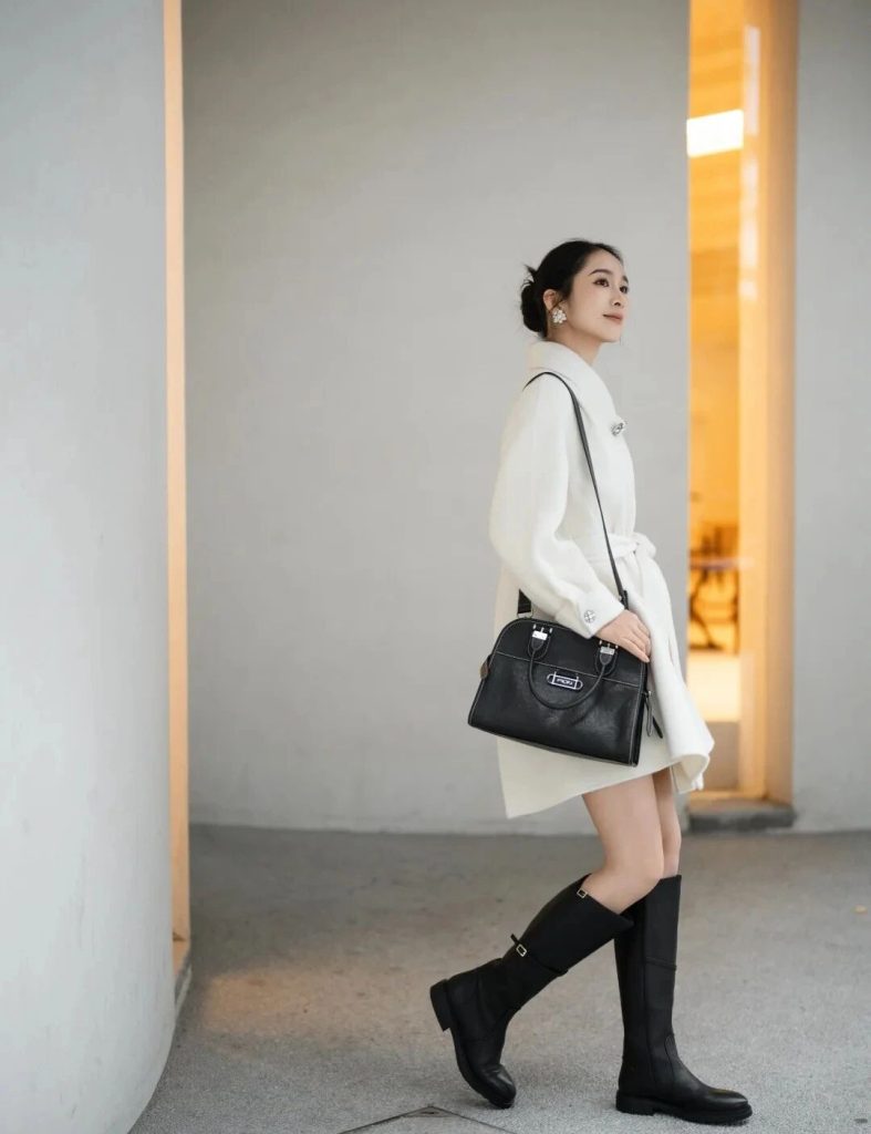 今年最火的长筒靴，配大衣又美又时髦！插图