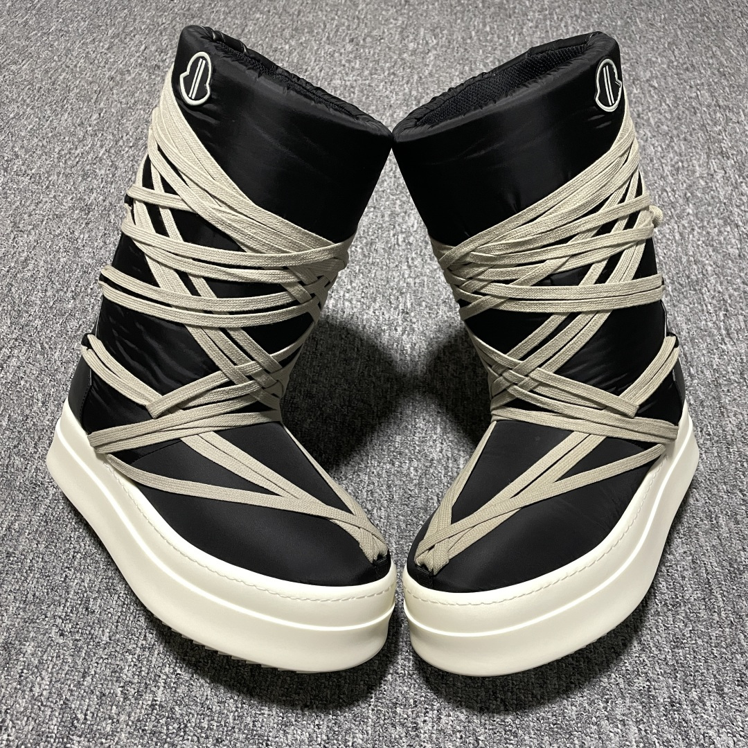 Rick Owens x Moncler 盟可睐/蒙口蒙口联名款 圆筒雪地靴缩略图