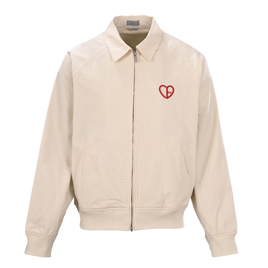 Dior迪奥CD 爱心刺绣短款夹克外套缩略图 Dior迪奥CD 爱心刺绣短款夹克外套缩略图