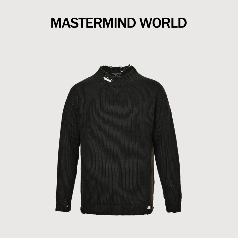 Mastermind Japan MMJ暗黑风后背大骷髅破洞毛衣插图 Mastermind Japan MMJ暗黑风后背大骷髅破洞毛衣插图