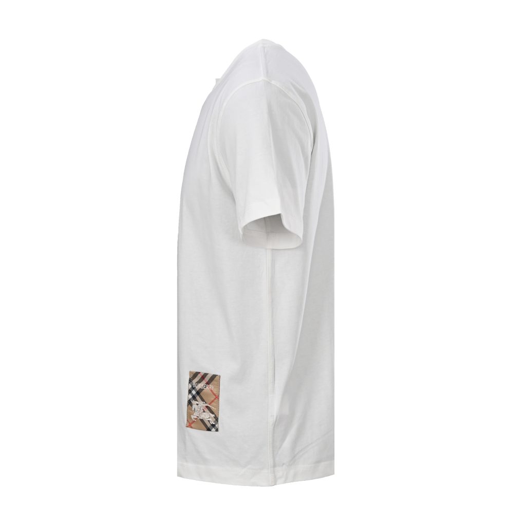 BURBERRY巴宝莉BBR 下摆格纹标签短袖T恤插图