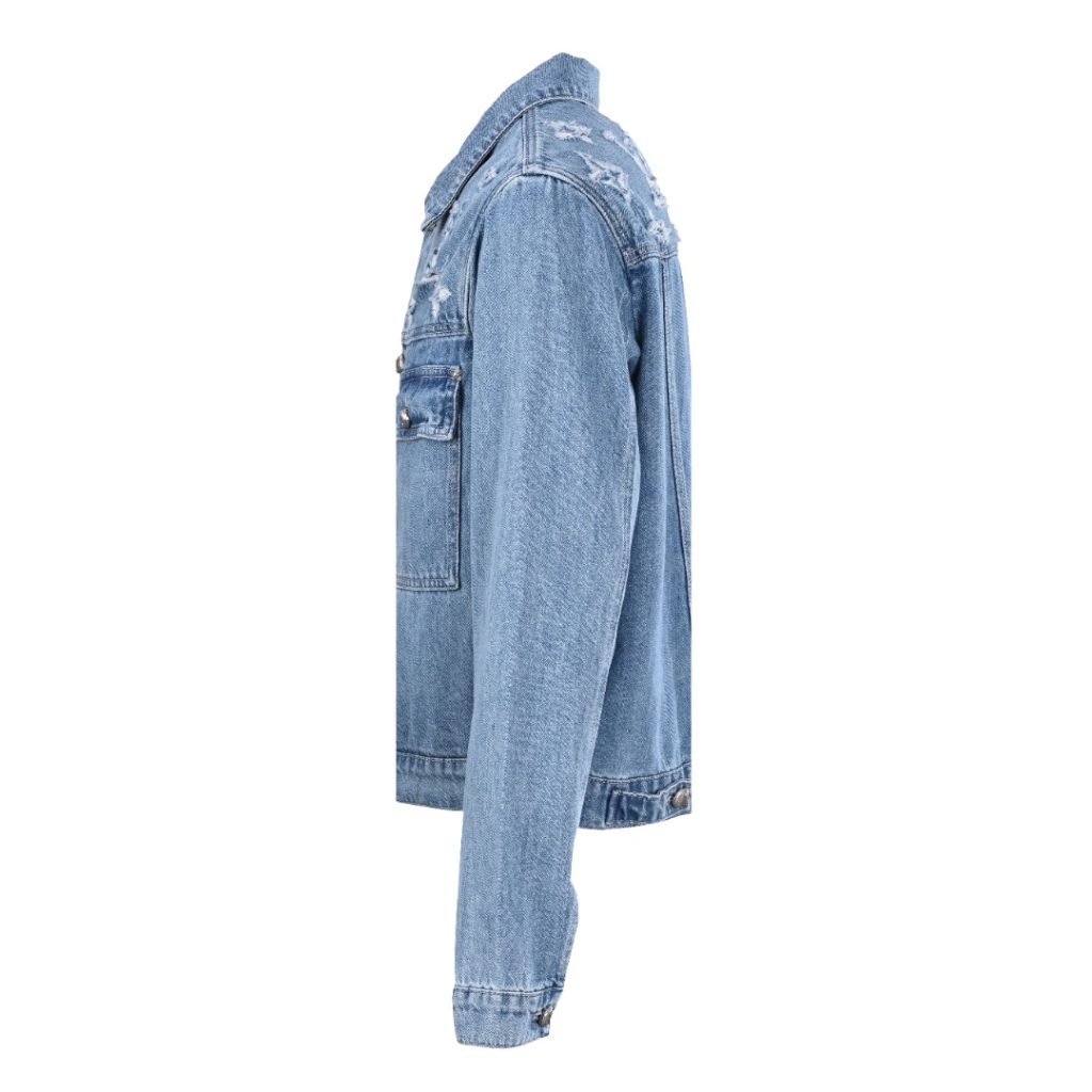 LOUIS VUITTON LV 水洗破洞牛仔外套插图 LOUIS VUITTON LV 水洗破洞牛仔外套插图