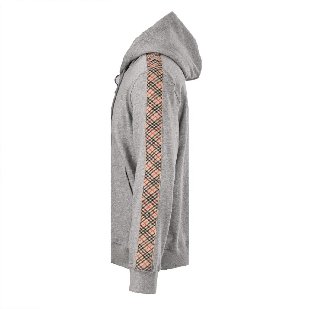 BURBERRY巴宝莉BBR 侧菱格织带套装拉链连帽卫衣插图 BURBERRY巴宝莉BBR 侧菱格织带套装拉链连帽卫衣插图