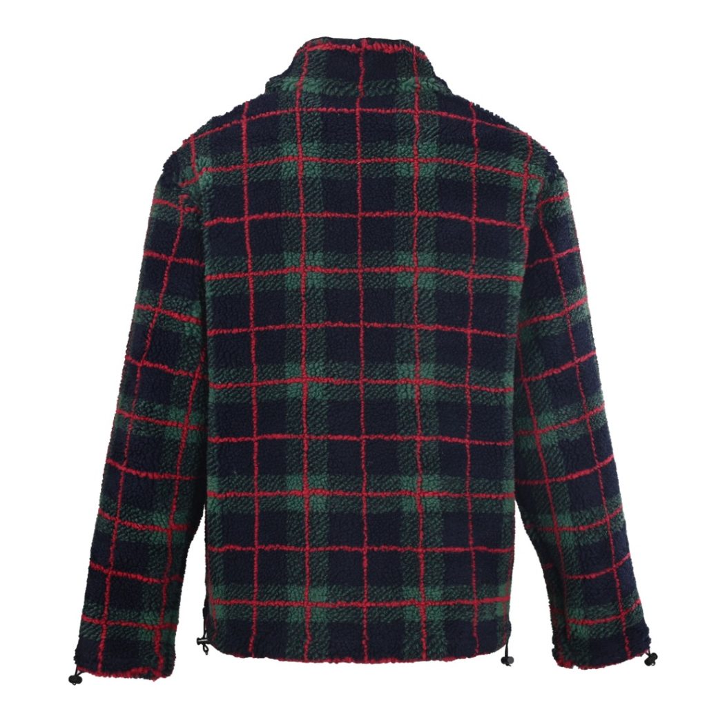 MIU MIU缪缪MM 撞色格纹拉链外套插图 MIU MIU缪缪MM 撞色格纹拉链外套插图