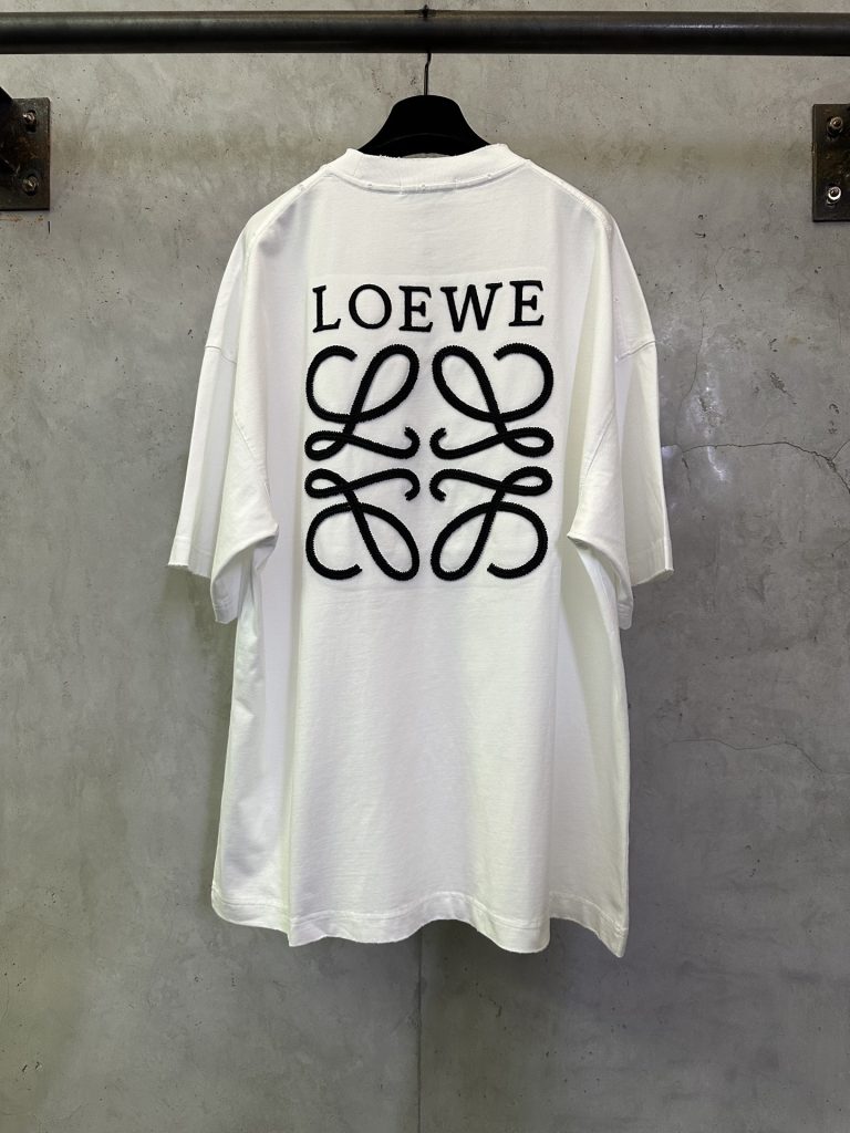 LOEWE罗意威 ss26 动物logo刺绣短袖T恤插图