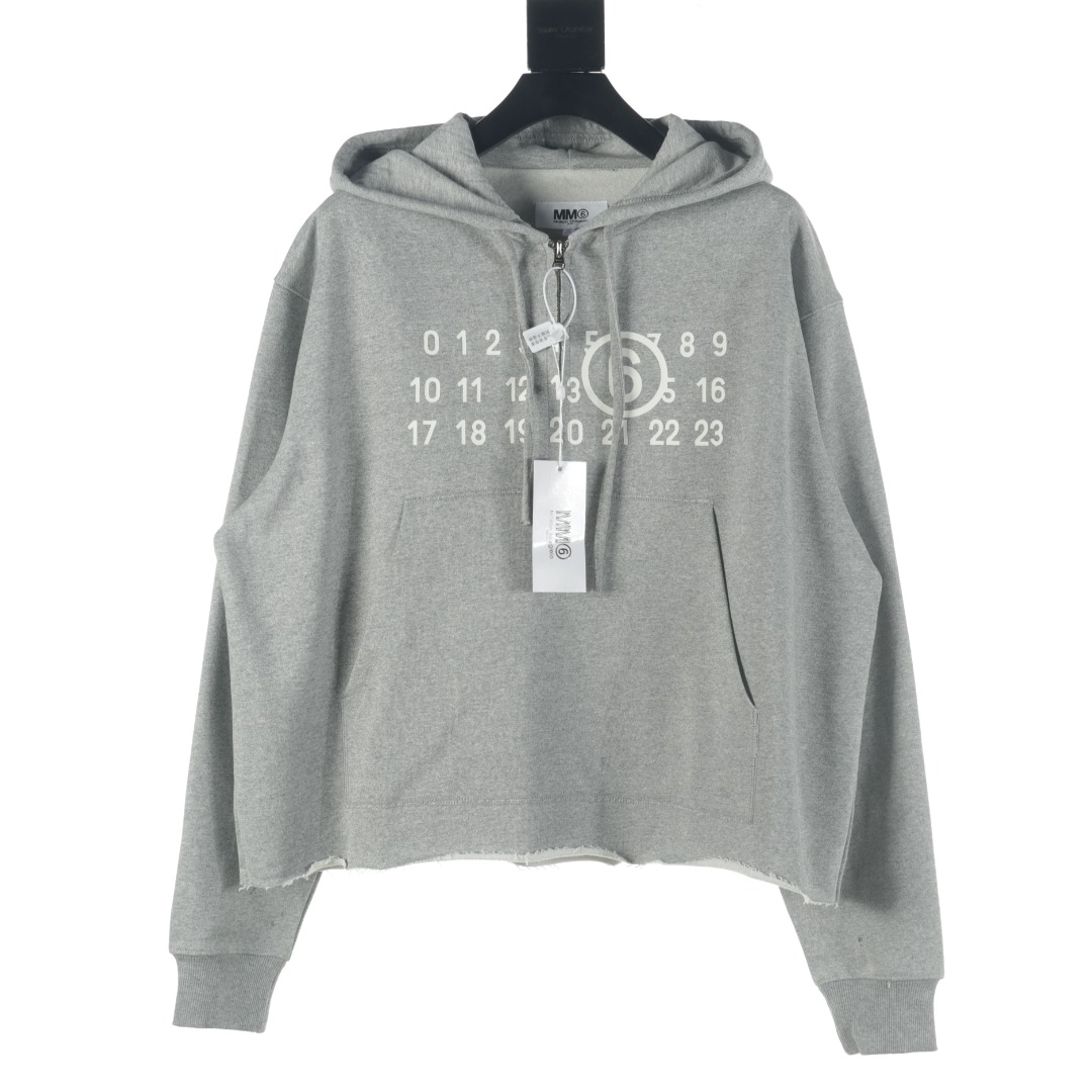 Maison Margiela MM6 23FW 荧光字母连帽卫衣缩略图 Maison Margiela MM6 23FW 荧光字母连帽卫衣缩略图