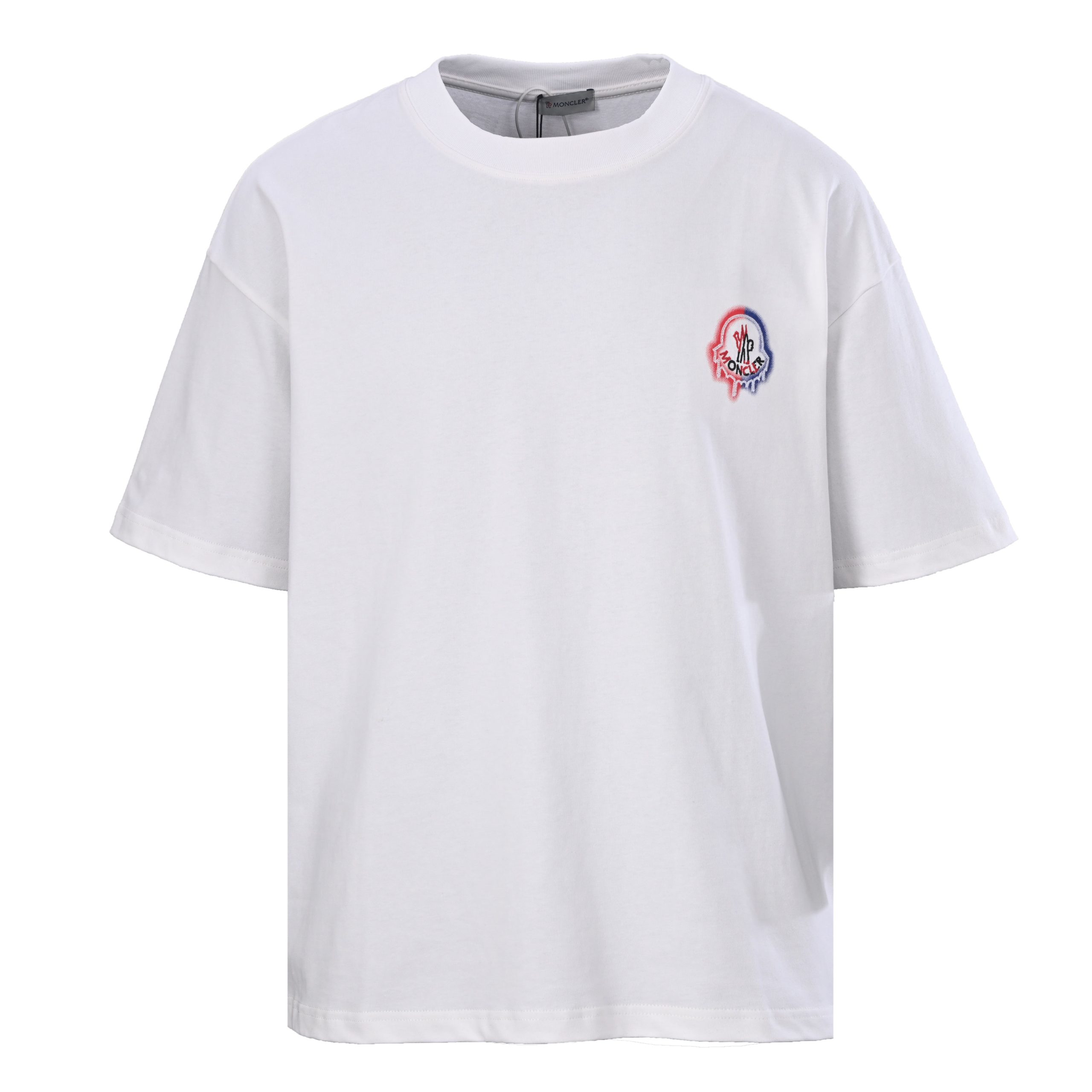 MONCLER蒙口MC 后背撞色拼接大Logo刺绣短袖T恤缩略图