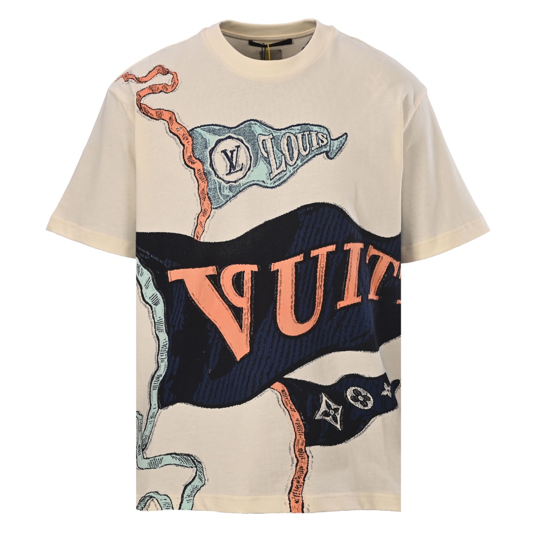 LOUIS VUITTON/路易威登LV 旗帜印花短袖T恤缩略图