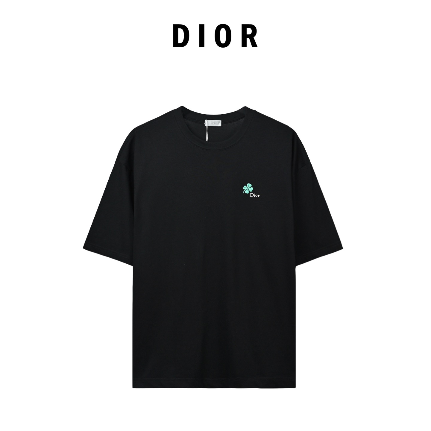 DIOR迪奥CD 四叶草刺绣短袖T恤缩略图